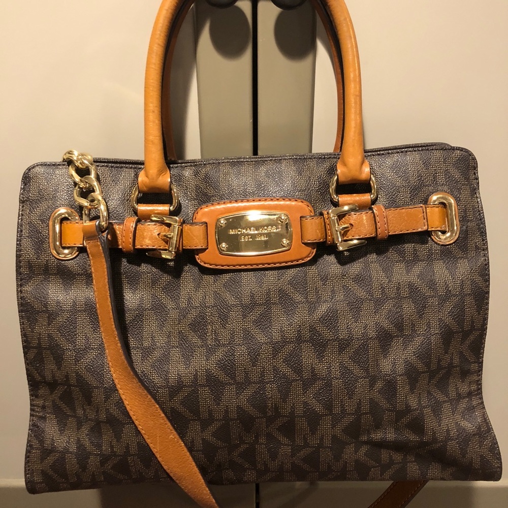🛑SOLD Auth Michael Kors Hamilton bag